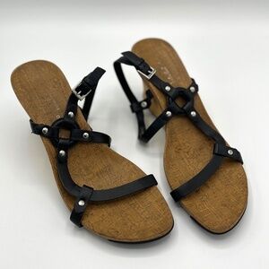 Kenneth Cole Reaction Women's Wedge Sandals with Apple Cedar Wood Wedges